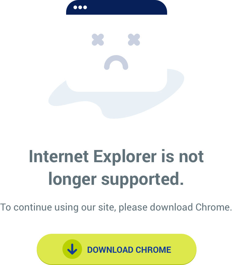 VintageStock Internet Explorer not supported